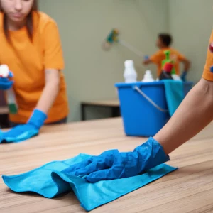 Limpieza de Superficies y Mobiliario en Edificios Locales